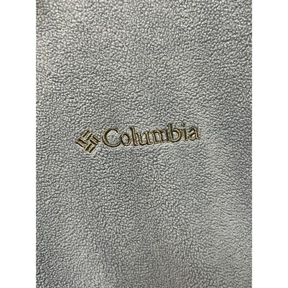 Columbia Half Zip Fleece sweatshirt two tone blue Mens size Large - Picture 2 of 5